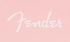 Fender Fender Spaghetti Logo T-Shirt, Shell Pink, S