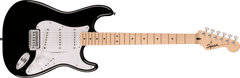 Squier Sonic Stratocaster Maple Fingerboard, White Pickguard, Black