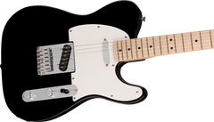 Squier Sonic Telecaster, Maple Fingerboard, White Pickguard, Black