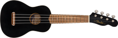 Fender Venice Soprano Uke, Walnut Fingerboard, Black