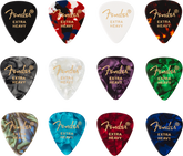 Fender Celluloid Medley Picks, 351 Shape - 12 Pack