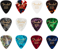 Fender 351 Shape, Celluloid Medley, Extra Heavy (12)