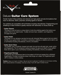 Fender Custom Shop Deluxe Guitar Care System, 4 Pack, Black