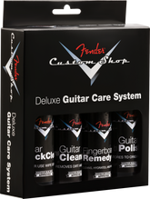 Fender Custom Shop Deluxe Guitar Care System, 4 Pack, Black