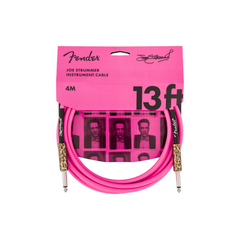 Fender Joe Strummer 13' Instrument Cable, Pink Leopard