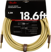 Fender Deluxe Series Instrument Cable, Straight/Straight, 18.6, Tweed