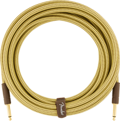 Fender Deluxe Series Instrument Cable, Straight/Straight, 18.6, Tweed