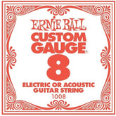Ernie Ball Eb-1008 008P Guitar Str.