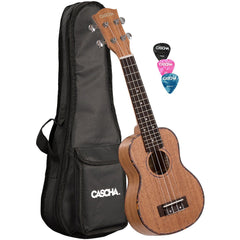 Cascha Soprano Ukulele Mahogany