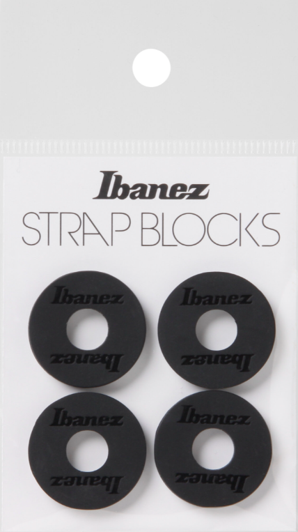 IBANEZ ISB4-BK Guitar Strap Block Attatchment (4/set)
