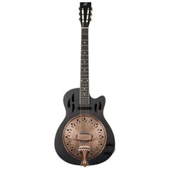 Ortega Rrg40Ce-Dbk Resonator Gitarr, Americana Series, Cutaway, Satin Black