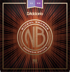 Daddario Nb1152 String Set Western Nickel Bronze 011-052
