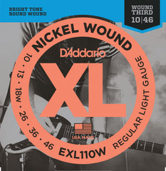 DADDARIO FRETTED EXL110W Strängset Elgitarr Nickel Wound 010-046
