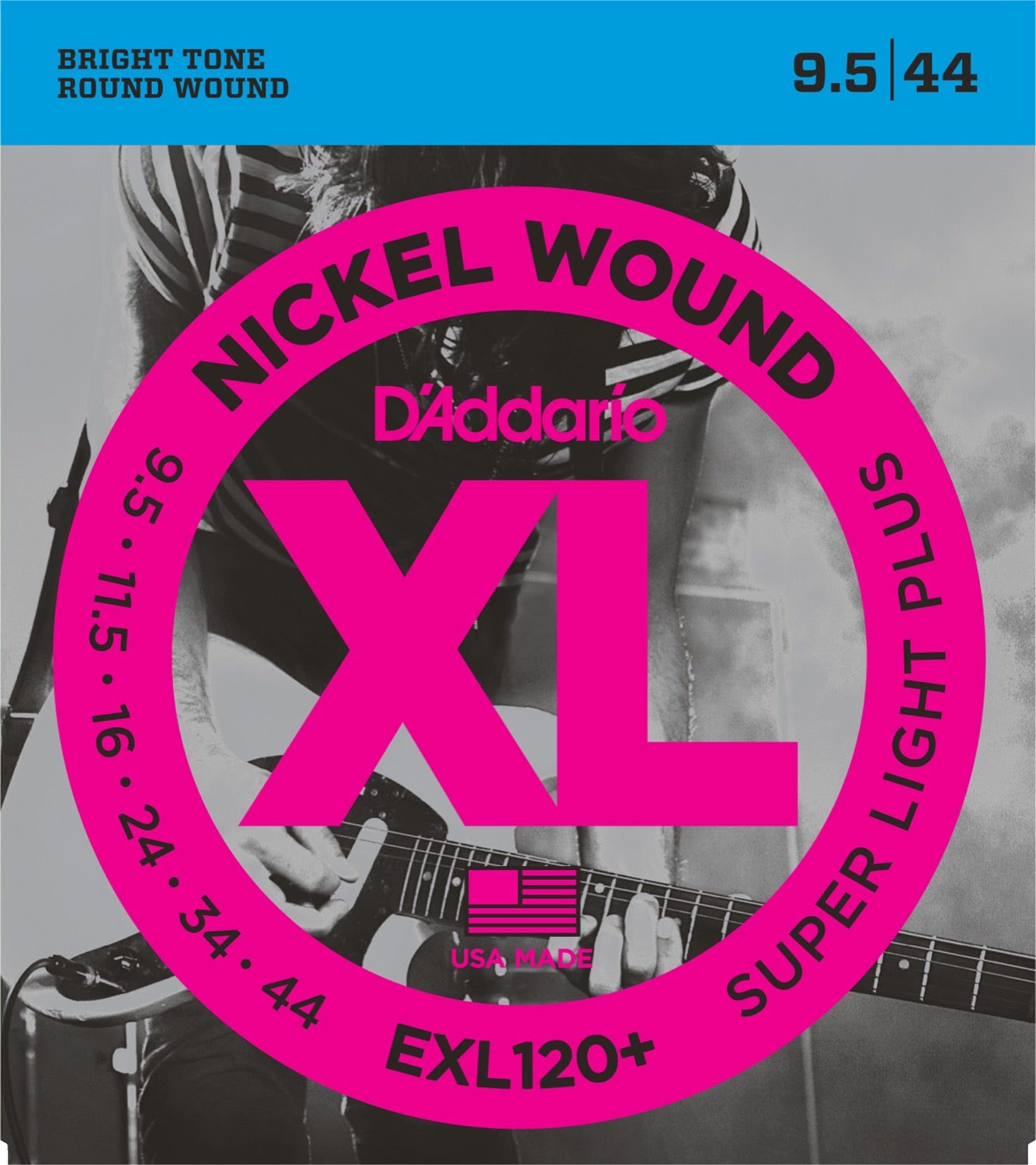 DADDARIO FRETTED EXL120+ Strängset Elgitarr Nickel Wound 0095-044