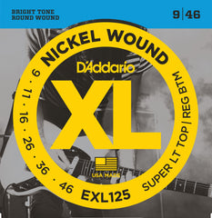 Daddario Exl125 Electric Guitar String Set Nickel Wound 009-046