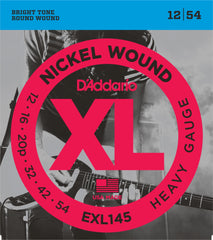 Daddario Exl145 Strängset Elgitarr Nickel Wound 012-054