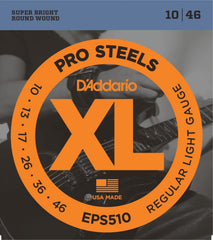 DADDARIO FRETTED EPS510 Strängset Elgitarr ProSteels 010-046