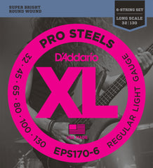 DADDARIO FRETTED EPS170-6 Strängset Elbas Prosteels 030-130 (6-Strängset)
