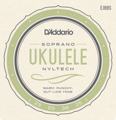 Daddario Ej88S String Set Ukulele Soprano Nyltech