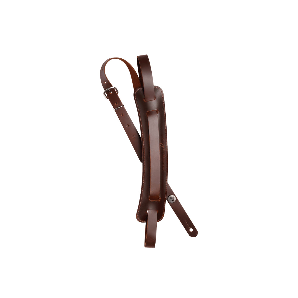 DADDARIO ACCESSORIES 19JL01 Axelband John Lennon. 19 mm Leather w/Pad, Brown