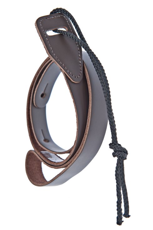 DADDARIO ACCESSORIES 75M01 Mandolinstrap brunt läder 13 mm Läder-Mandolin Brown