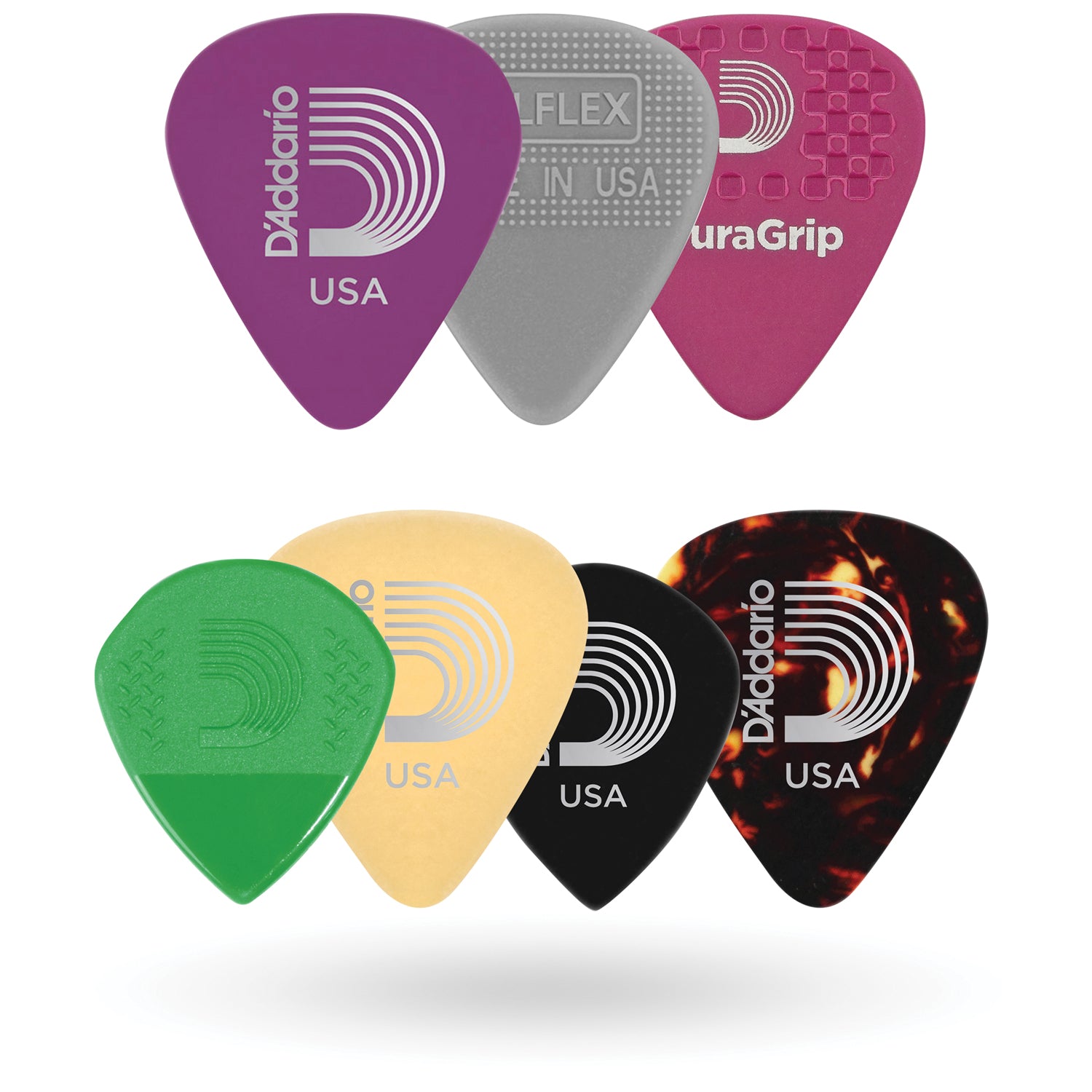 DADDARIO ACCESSORIES 1XVP6-5 Plektrum sortiment (7 st.) Heavy