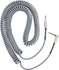 Fender Contour 30' Coiled Cable, Inca Silver