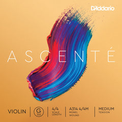 Daddario A314 4/4M Ascenté Violin G 4/4 /Medium Tension