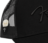 Fender 6 Panel Mesh Back Pick Pocket Hat, Black