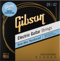 Gibson Brite Wire Reinforced Electric Guitar Strings Ultra-Light