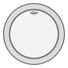 Remo Bass, Powerstroke 3, Clear, 22" Diameter, 2-1/2" Impact Patch