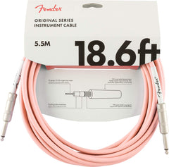 Fender Original Instrument Cable, Shell Pink, 18.6 (5.67 M)