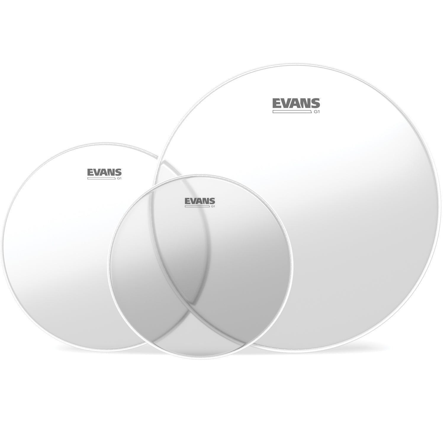 EVANS ETP-G1CLR-F Tom Pack Genera G1Clear Fusion 10'', 12'', 14''