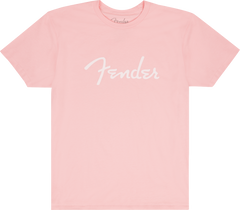 Fender Fender Spaghetti Logo T-Shirt, Shell Pink, S