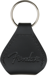 Fender Leather Pick Holder Keychain, Black