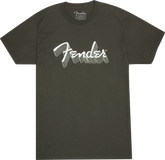 Fender Fender Reflective Ink T-Shirt, Charcoal, M