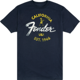 Fender Fender Baja Blue T-Shirt, Blue, L