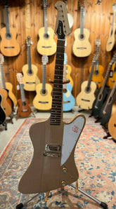 Epiphone Firebird ”Treasure” Joe Bonamassa Polymist Gold Ink. gigbag Beg.