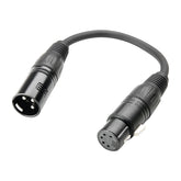 Adam Hall 3 Star Dhm 0020-Dmx Adapter Xlr Female 5-Pin To Xlr Male 3-Pin 0.2 M