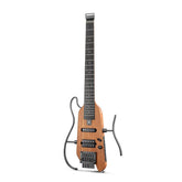 Donner HUSH-X silent electric guitar natural