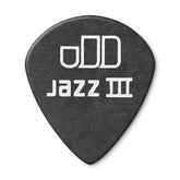 Dunlop 482P114 Tortex Pitch Black Jazz Iii - 12/Plypk