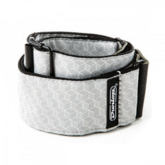 Dunlop D67-12 Jacquard Cube Hatch Light Gray Strap