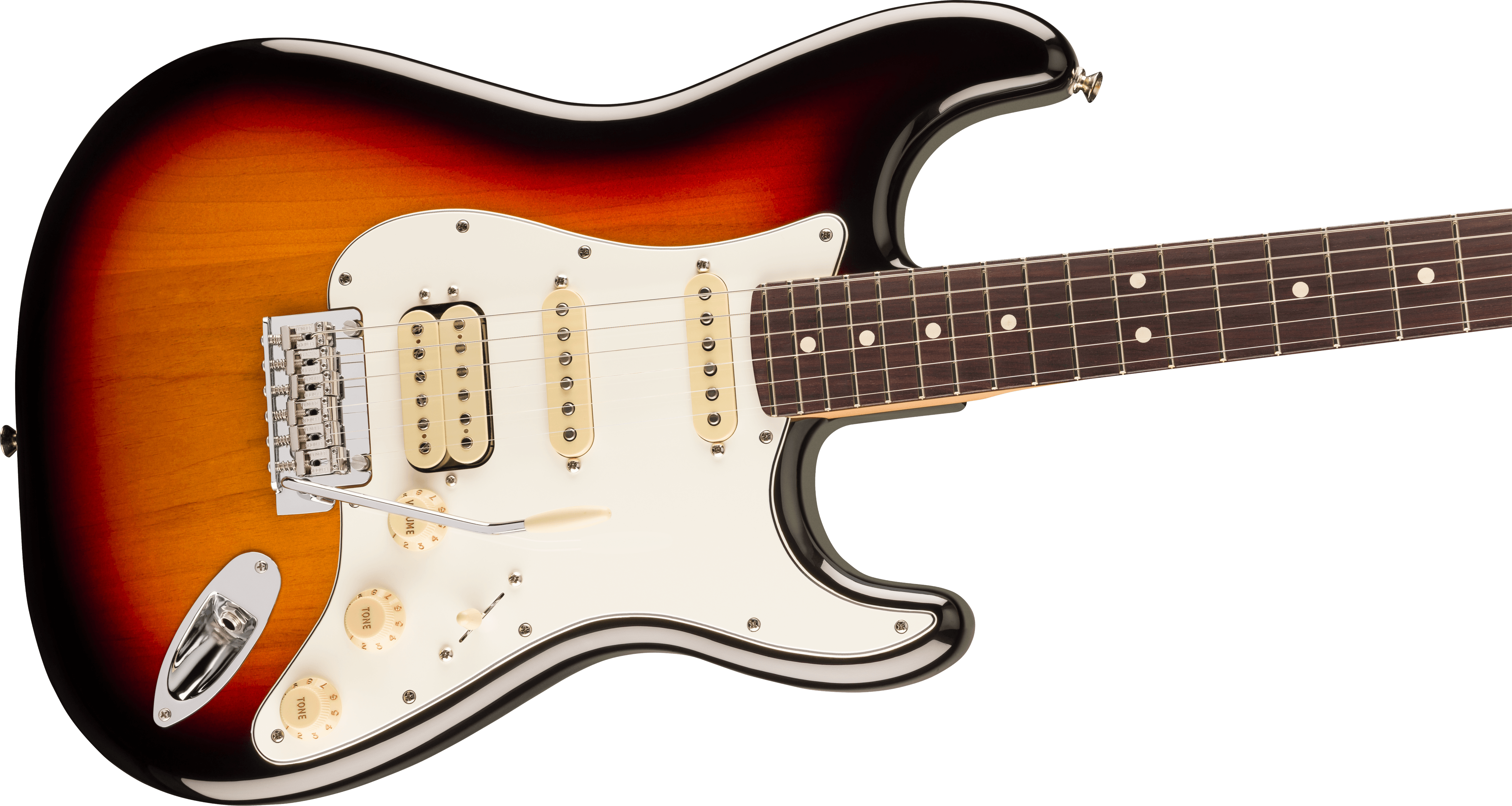 Fender Player Ii Stratocaster® Hss Rosewood Fingerboard, 3-Color Sunburst