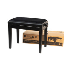 Pulse Pianostol Deluxe Svart Matt