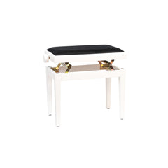 Pulse Piano Chair Deluxe White Matt