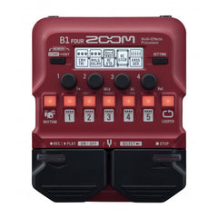 Zoom B1 Four Multieff. Bass.Pedal New!