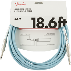 Fender Original Series Instrument Cable, 18.6, Daphne Blue