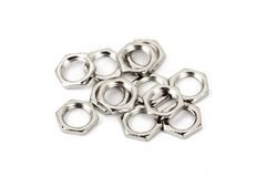 Fender Potentiometer Nuts (12) (Nickel)