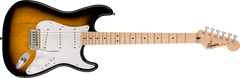 Squier Sonic Stratocaster, Maple Fingerboard, White Pickguard, 2-Color Sunburst
