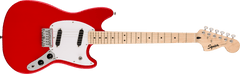 Squier Sonic Mustang, Maple Fingerboard, White Pickguard, Torino Red